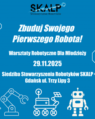 Warsztaty “Zbuduj Swojego Pierwszego Robota!”